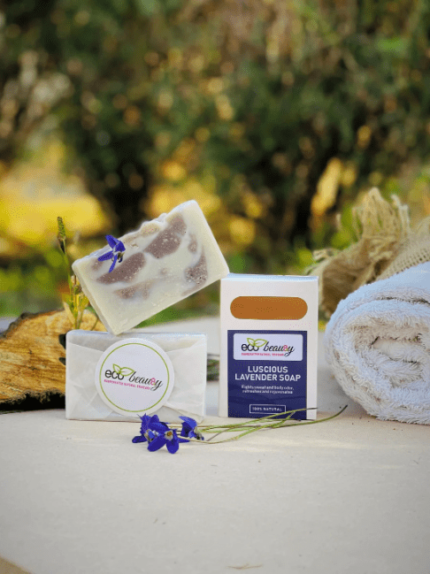 Eco Beauty Luscious Lavender Handcrafted Organic Soap