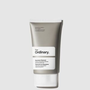 The Ordinary Squalane Cleanser – lightweight, non-comedogenic, and effective for makeup removal and hydration, suitable for all skin types