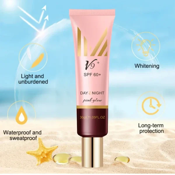 V9 PINK GLOW DAY & NIGHT CC PRIMER CREAM - YOUR PERFECT BASE