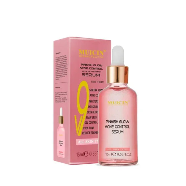 V9 PINKISH GLOW ANTI ACNE FACE SERUM - BLEMISH-FREE RADIANCE