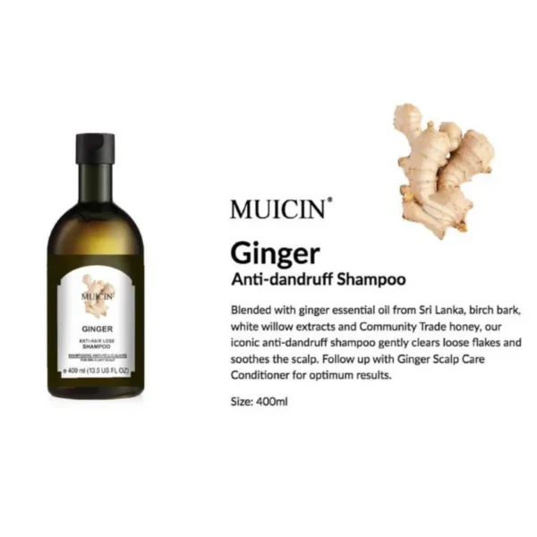 GINGER ANTI-HAIR LOSS SHAMPOO - STIMULATE & NOURISH