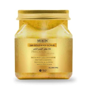 24K GOLD REGENERATING FACE & BODY SCRUB - LUXURIOUS EXFOLIATION & RENEWAL