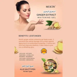 Muicin Brightening & Soothing Ginger Gel - Radiance Through Nature