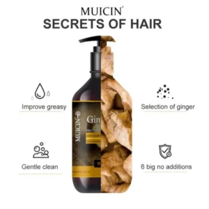 Muicin Ginger Oil Anti-Hair Fall Shampoo - Strengthen & Revitalize  with Ginger Essence