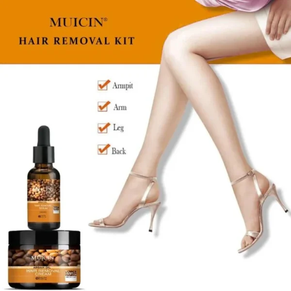 Muicin Fast-Acting Hair Removal System - Smooth Results Gentle Touch