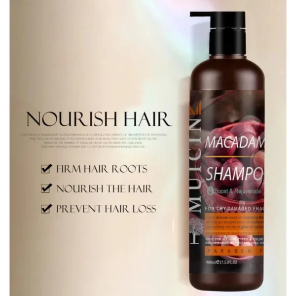 Muicin Macadamia Hair Strengthening & Revitalizing Shampoo