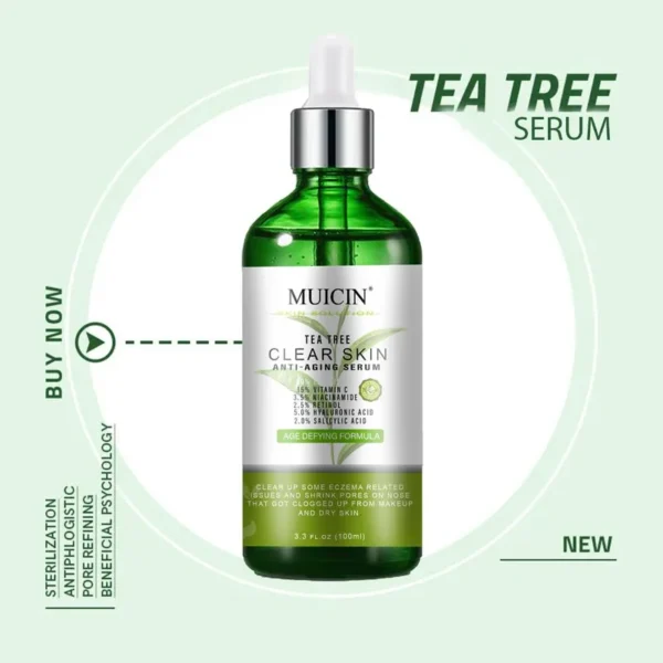 TEA TREE ANTI AGING CLEAR SKIN FACE SERUM - AGE-DEFY CLARITY