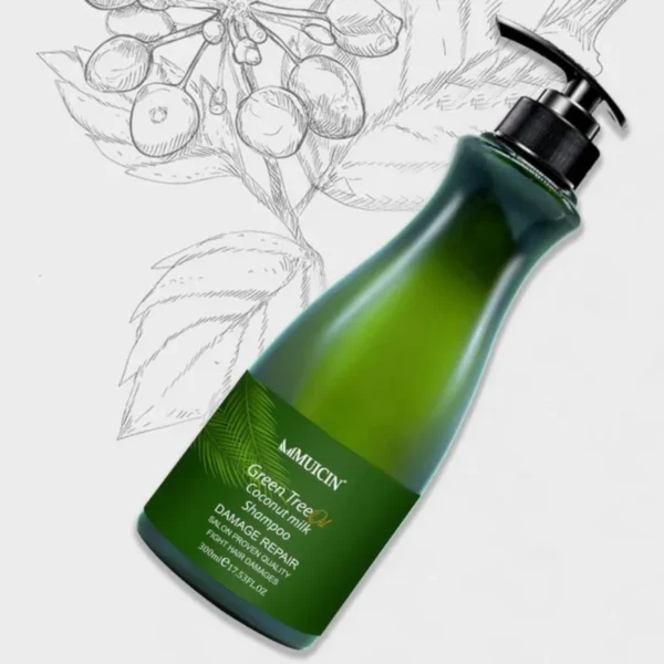 GREEN TEA & COCONUT MILK HAIR SHAMPOO - REFRESHING VITALITY