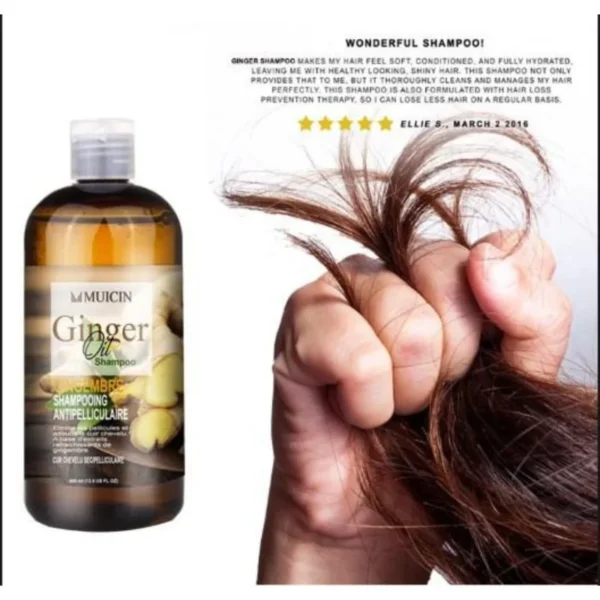 Muicin Ginger Oil Strengthening & Anti-Hair Loss Shampoo