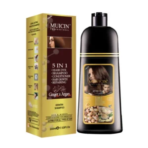 5-in-1 Hair Color Shampoo Infused with Ginger & Argan Oil