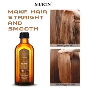 ARGAN OIL SLEEK & STRAIGHT HAIR SERUM - EFFORTLESS STYLING WITH NATURAL SHINE