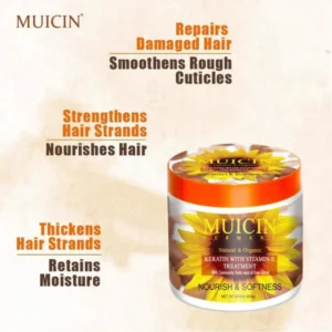 SUNFLOWER & ARGAN OIL HAIR TREATMENT MASK - NOURISH & REPLENISH