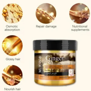 GINGER HAIR MASK - ANTI HAIR FALL - STRENGTHEN & REGENERATE