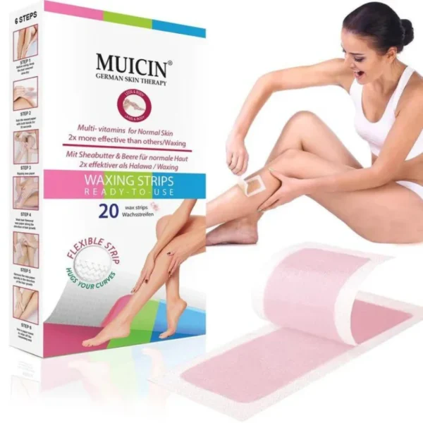 Muicin Wax Strips - Quick Clean & Effective