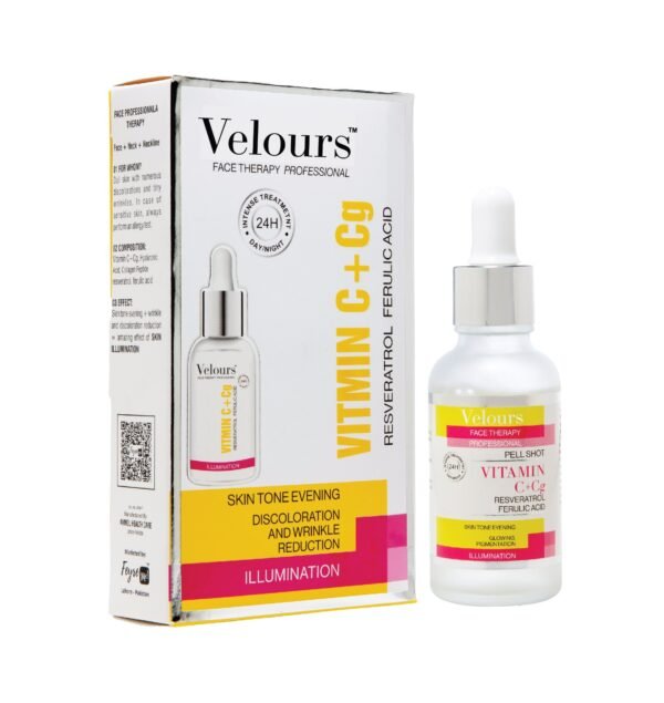 Velours Brightening Serum with Vitamin C, Cg & Ferulic Acid (30ml)