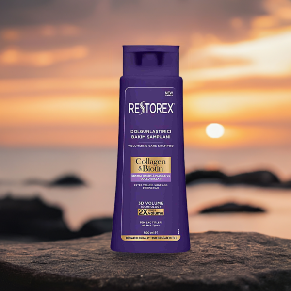 Restorex Volumizing Care Shampoo with Collagen & Biotin - 500ml