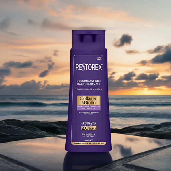 Restorex Volumizing Care Shampoo with Collagen & Biotin - 500ml