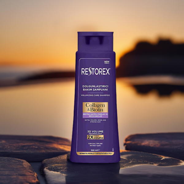 Restorex Volumizing Care Shampoo with Collagen & Biotin - 500ml