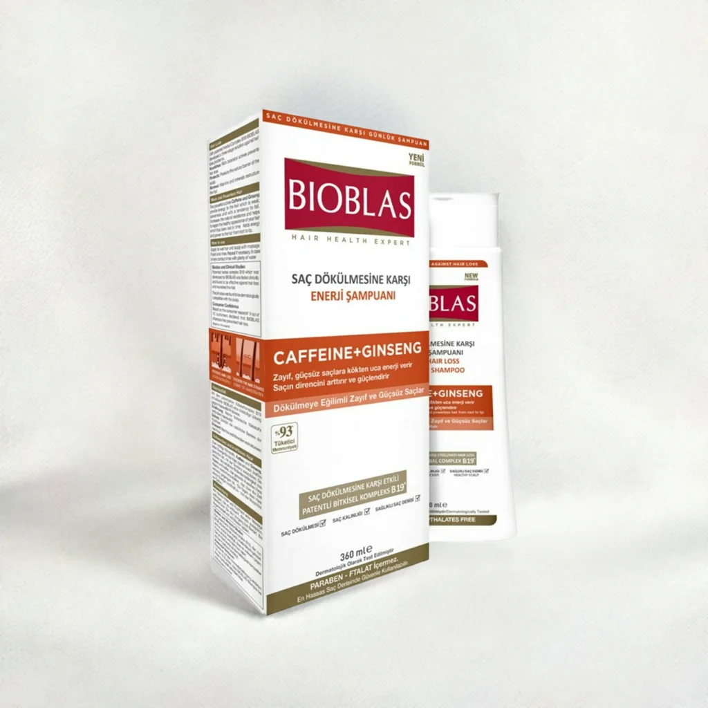 Bioblas Caffeine & Ginseng Shampoo (360ml)