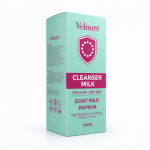 Velours Cleanser Milk 30g with Got Milk and Papaya